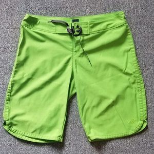 Eastern Mountain Sports Green Board Shorts Womens